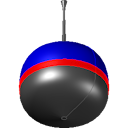 Høyttaler projeksjons nedhengt